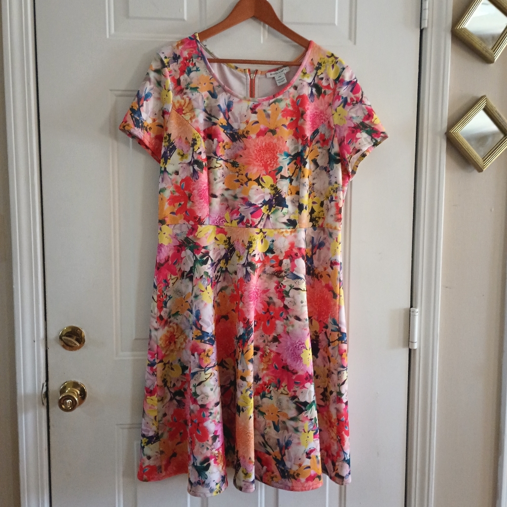 Modamix Floral Dress. Size 18W